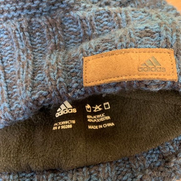 Adidas Winter Knit Beanie Cuffed POM Warm - Picture 2 of 5
